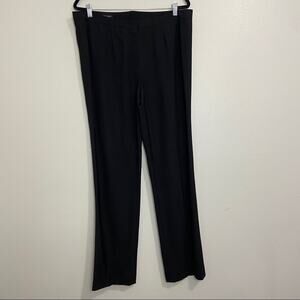 Escada Wool Blend Career Dress Pants Size 44 Black
